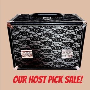 Caboodles Black and Silver Makeup Case